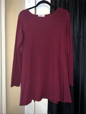 Maroon Zenana Top